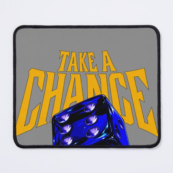 Item preview, Take A Chance Bold Dice Motivational Design designed and sold by Gingergarlic.