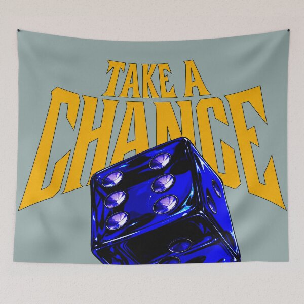 Item preview, Take A Chance Bold Dice Motivational Design designed and sold by Gingergarlic.