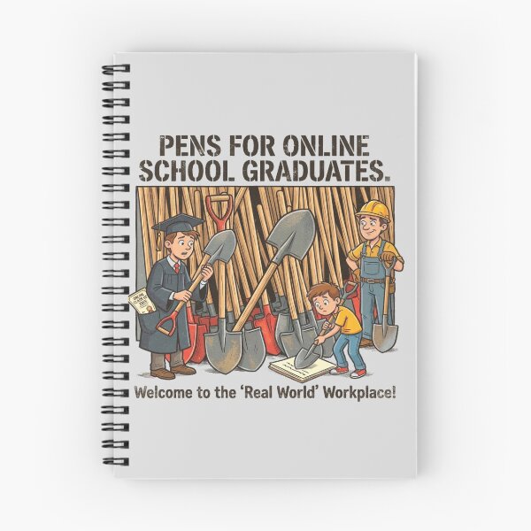 Item preview, Pens For Online School Graduates Funny Workplace designed and sold by FABIOLA1970.