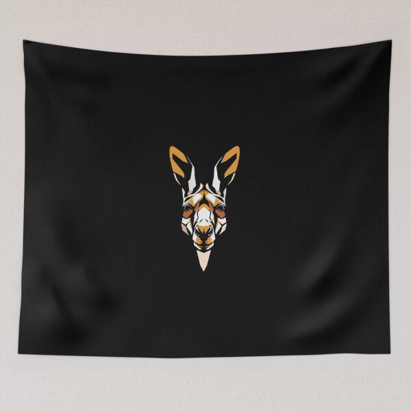 Item preview, Geometric Kangaroo – Modern Outback Wildlife Art✨ ​ designed and sold by GeoBeast.