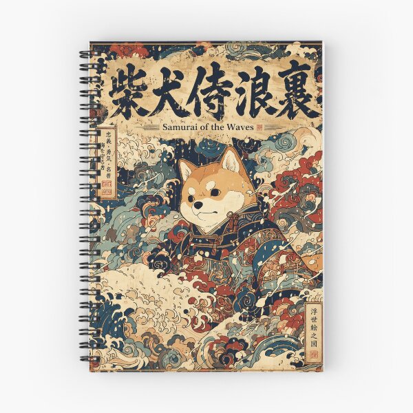 Item preview, Samurai Shiba Waves 柴犬侍浪裏 designed and sold by INITIAL SHIBA.