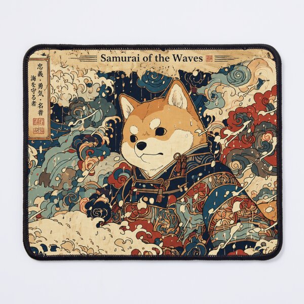Item preview, Samurai Shiba Waves 柴犬侍浪裏 designed and sold by INITIAL SHIBA.