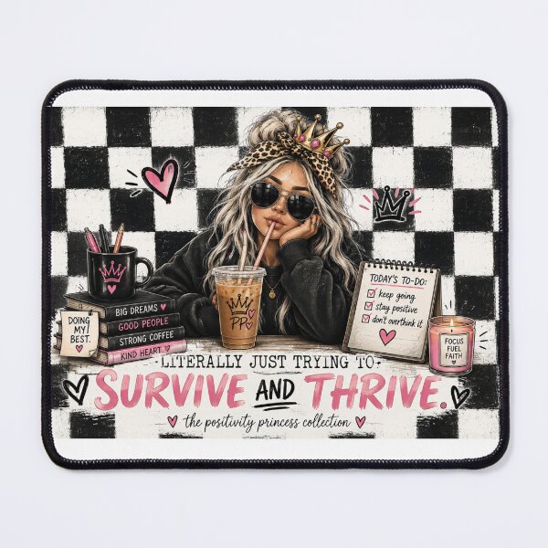 Item preview, Survive and Thrive Positivity Princess designed and sold by The Positivity Princess.