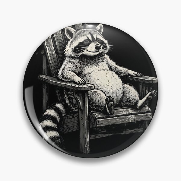 Item preview, Relax Nothing is Under Control Funny Raccoon Surrender designed and sold by w66aboo.