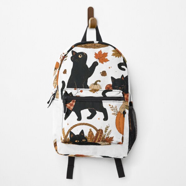 Item preview, Thanksgiving Cat Retro Black Cat Cozy Season designed and sold by LandFinStudio.