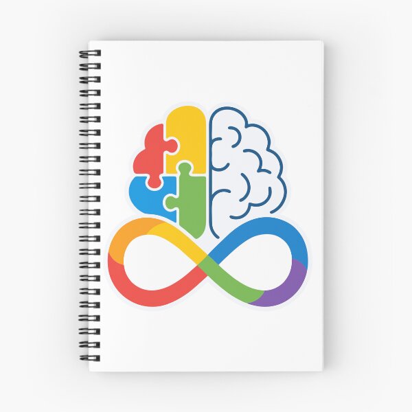 Item preview, Autism and Neurodiversity Infinity Symbol with Brain and Colorful Puzzle Pieces   designed and sold by JrNergal.