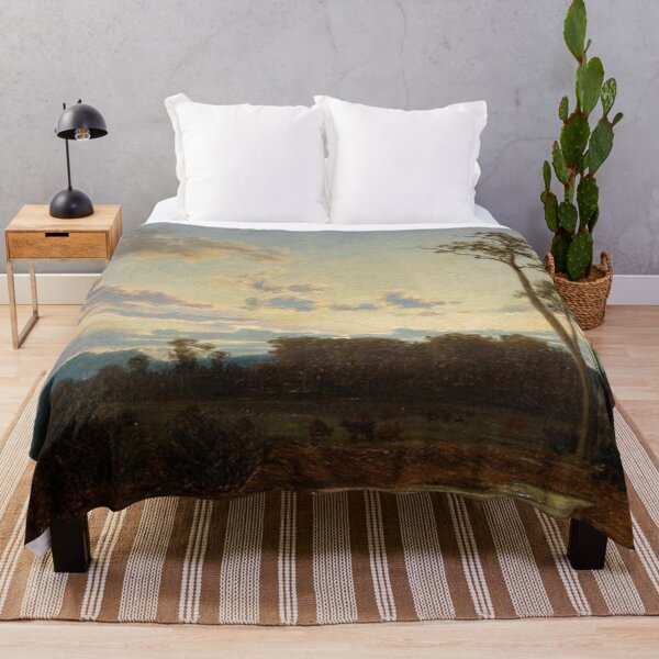 Item preview, A River Landscape at Sunset designed and sold by SharonTheFirst.