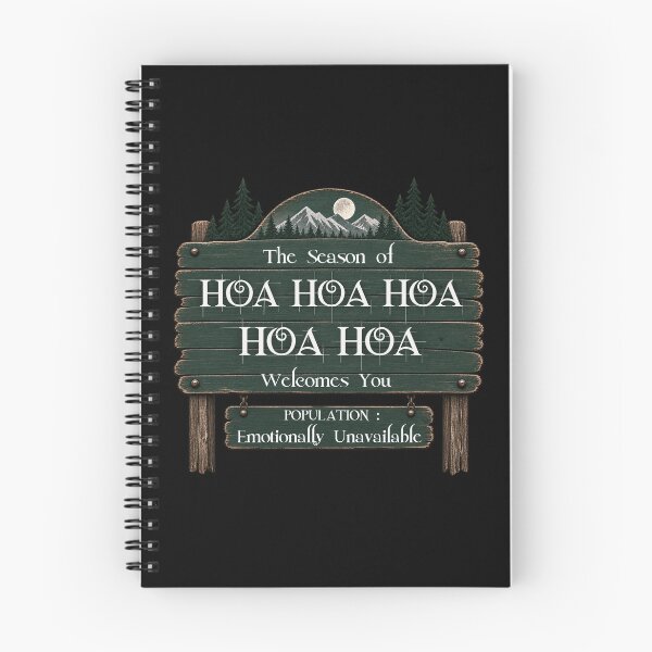 Item preview, Hoa Hoa Hoa Season Christmas Welcome Sign, Cozy Pacific Northwest designed and sold by DoodleDooArt.