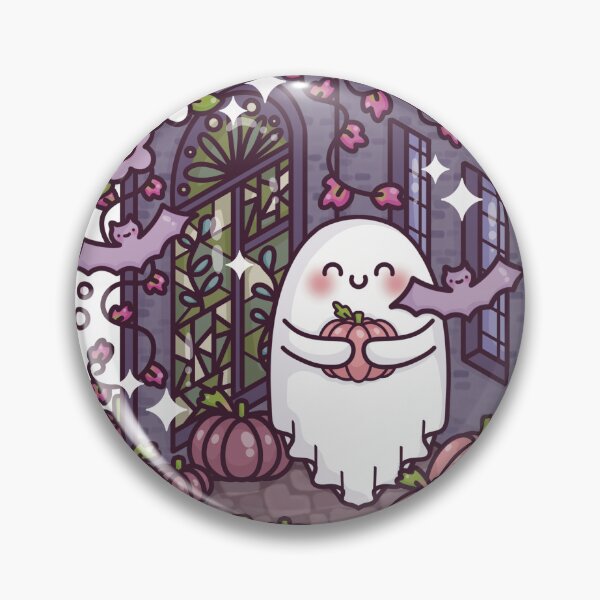 Item preview, Haunted Cathedral - Kawaii Halloween Isometric Room Art designed and sold by TheBunnoBandit.