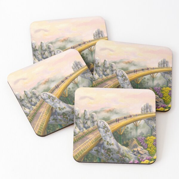Item preview, The Golden Bridge, Ba Na Hills designed and sold by RedPeaStudio.