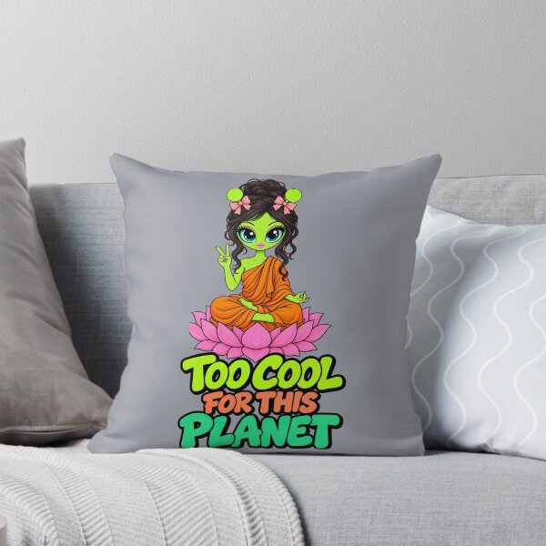 Item preview, Too Cool for This Planet – Zen Alien designed and sold by Aimetoi.