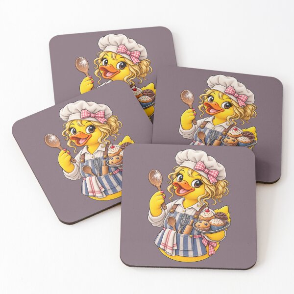 Item preview, Rubber Duck Baker Girl – Vintage Edition designed and sold by BROHLine Studio.