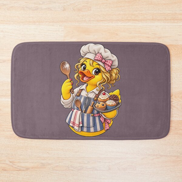 Artikelvorschau, Rubber Duck Baker Girl – Vintage Edition entworfen und verkauft von BROHLine Studio.
