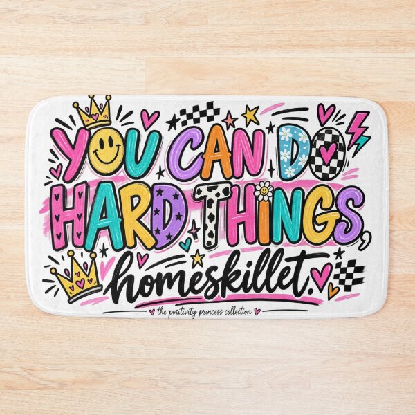 Item preview, You Can Do Hard Things Homeskillet designed and sold by The Positivity Princess.