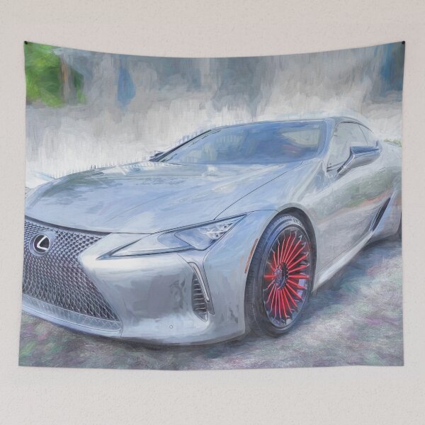 Item preview, 2018 Lexus LC500 Luxury Supercar Longwood Car Show Wall Art designed and sold by RichFrancoCars.