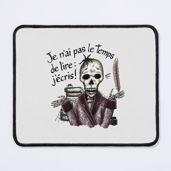 Item preview, I don't have time to read: I'm writing! designed and sold by Myriam Plante - artiste et auteure.
