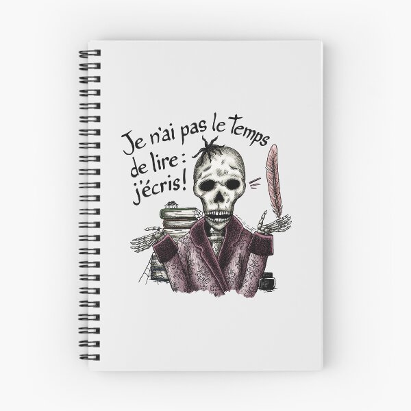 Item preview, I don't have time to read: I'm writing! designed and sold by Myriam Plante - artiste et auteure.