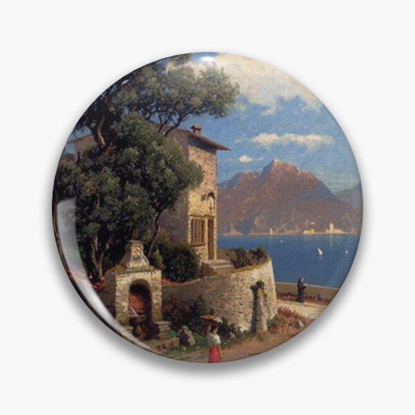 Item preview, An Italian Village By A Lake designed and sold by SharonTheFirst.