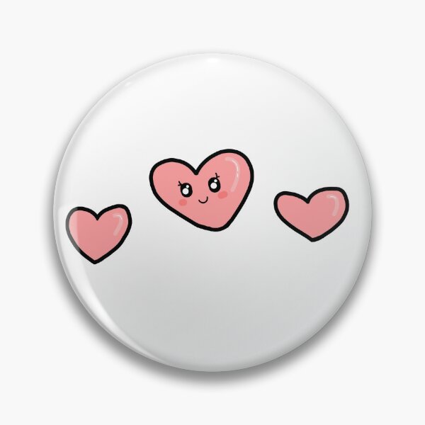 Item preview, Kawaii Smiling Pink Hearts Cute Anime Love Design designed and sold by PassableStudio.