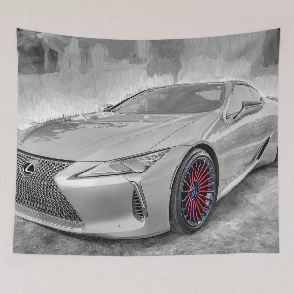 Item preview,  2018 Lexus LC500 Luxury Supercar Longwood Car Show Wall Art designed and sold by RichFrancoCars.