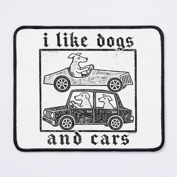 Item preview, I Like Dogs And Cars designed and sold by Automotive Art by Greg.