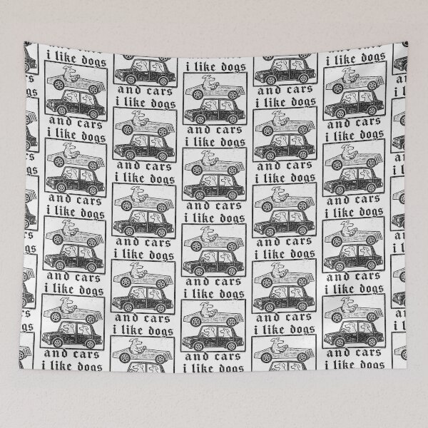 Item preview, I Like Dogs And Cars designed and sold by Automotive Art by Greg.