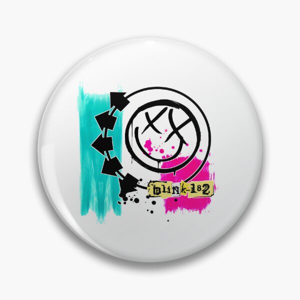 Item preview, Blink-182 Yellow Logo Abstract Neon Bunny Pop Punk Art Design designed and sold by AselaDesigns.