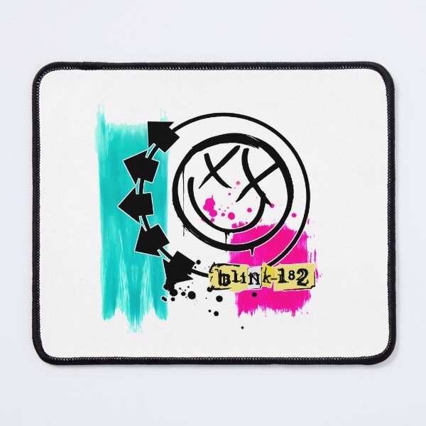 Item preview, Blink-182 Yellow Logo Abstract Neon Bunny Pop Punk Art Design designed and sold by AselaDesigns.