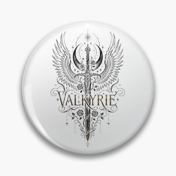 Item preview, Valkyrie Norse Mythology Gothic Warrior Nordic Fantasy Vintage Design designed and sold by CatiaStudioArt.