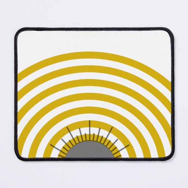 Item preview, Abstract Boho Arch and Sun Minimalist Landscape Background designed and sold by wa2022.