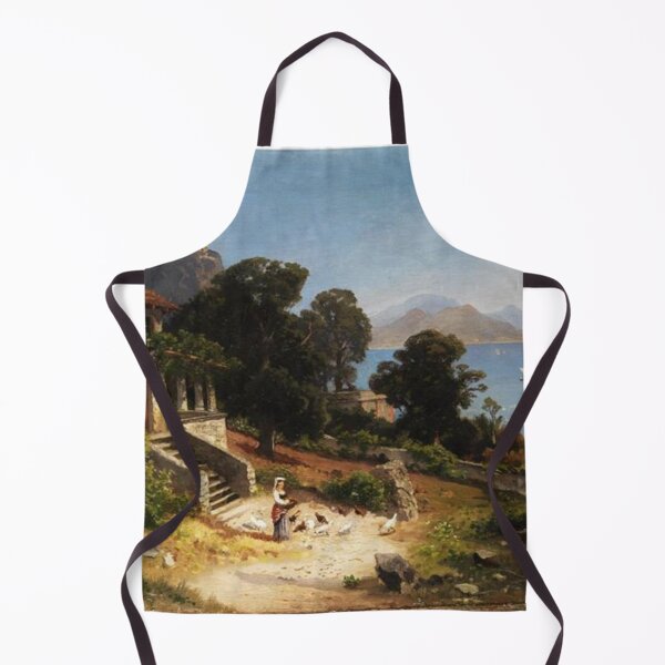 Aperçu de l'œuvre Paysage du sud de l'Italie avec un bâtiment rural en forme de pergola créée et vendue par SharonTheFirst.