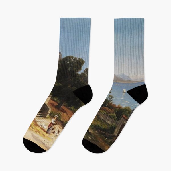 Item preview, Southern Italian landscape with rural pergola building designed and sold by SharonTheFirst.
