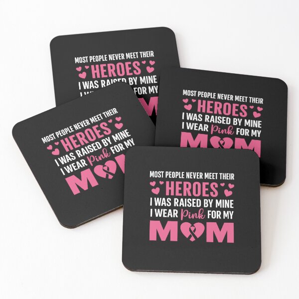 Item preview, Heroes Wear Pink Mom Breast Cancer Awareness designed and sold by MysticMirth.