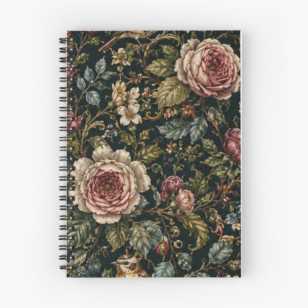 Item preview, Vintage Botanical Birds and Roses designed and sold by Side Quest Co..