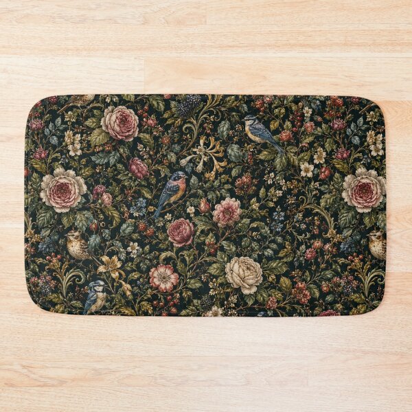 Item preview, Vintage Botanical Birds and Roses designed and sold by Side Quest Co..