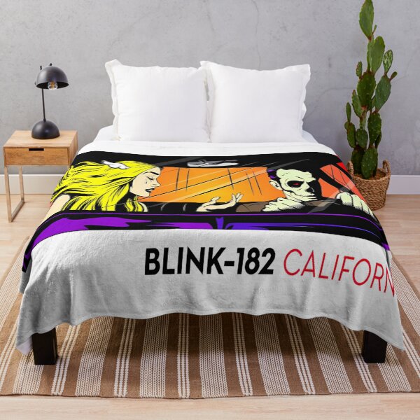 Item preview, Blink-182 Yellow Logo Abstract Neon Bunny Pop Punk Art Design designed and sold by AselaDesigns.
