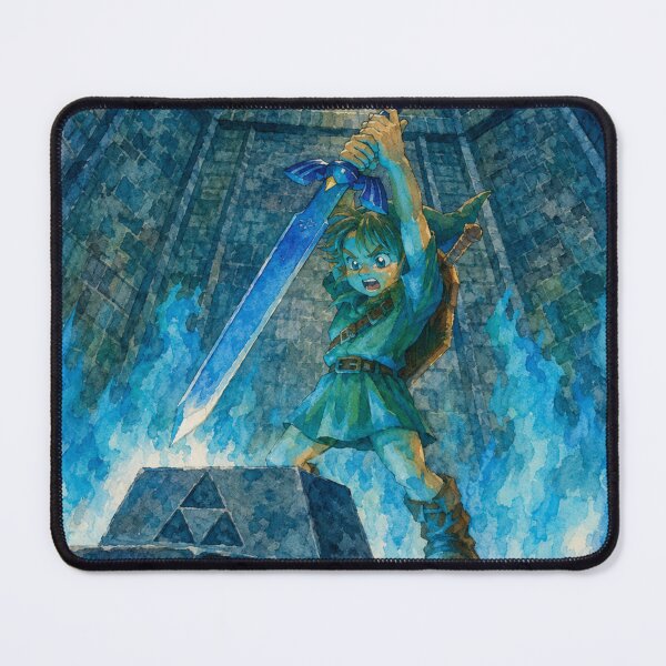 Item preview, The Legend of Zelda  Hero of Time Watercolor designed and sold by ZOHRR.
