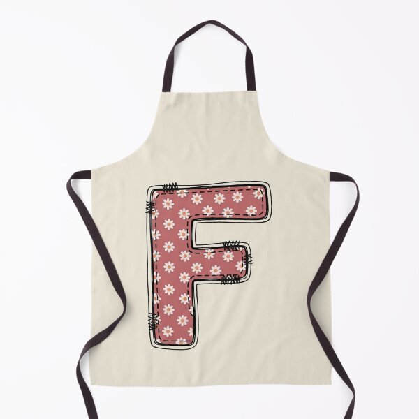 Item preview, Embroidery Dusty rose Letter F with floral Pattern designed and sold by ITCHAWAWAA.