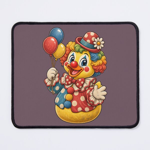 Item preview, Rubber Duck Clown – Vintage Edition designed and sold by BROHLine Studio.
