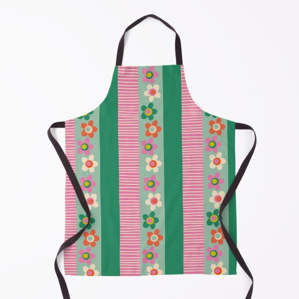 Item preview, Cheerful Flowers and Stripes Finnish Pattern designed and sold by kierkegaard.