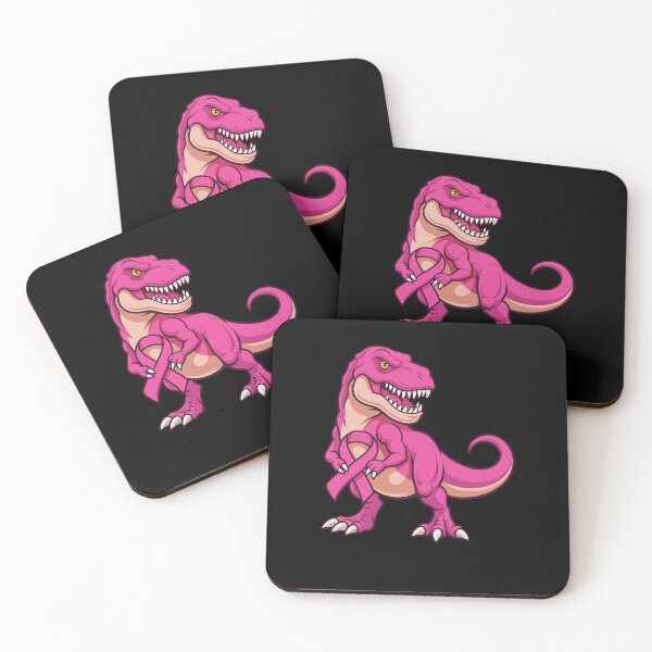 Item preview, Pink T Rex Dinosaur Breast Cancer Awareness designed and sold by MysticMirth.