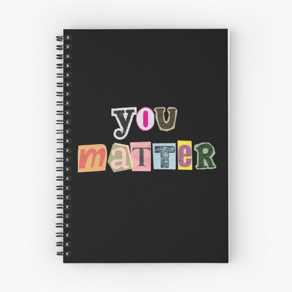 Item preview, You Matter Collage Typography designed and sold by Spring Things.