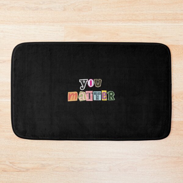Item preview, You Matter Collage Typography designed and sold by Spring Things.