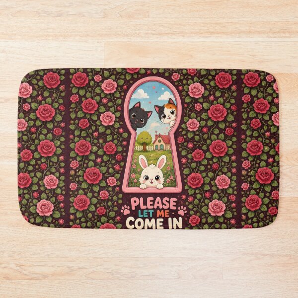 Item preview, Cute Cats And Bunny Keyhole Art designed and sold by Pure Craft.