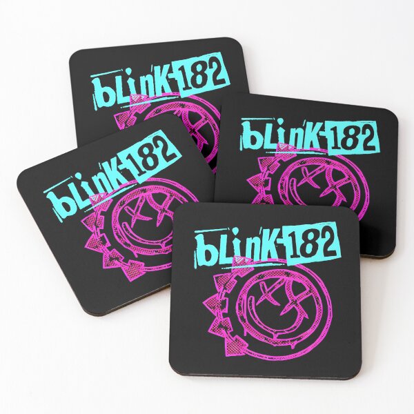 Item preview, Blink-182 Yellow Logo Abstract Neon Bunny Pop Punk Art Design designed and sold by AselaDesigns.