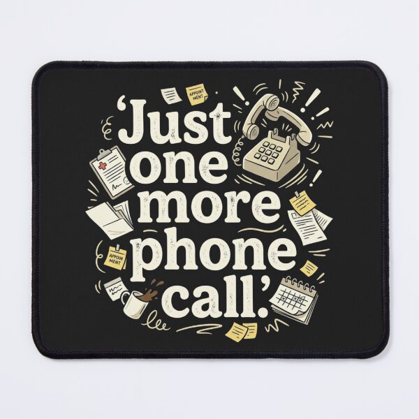 Item preview, Just One More Phone Call – Healthcare Office Humor designed and sold by Mirgonhood.