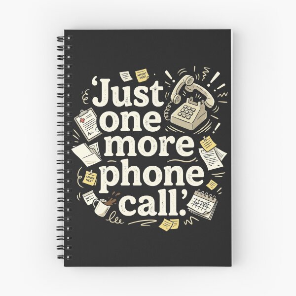 Item preview, Just One More Phone Call – Healthcare Office Humor designed and sold by Mirgonhood.