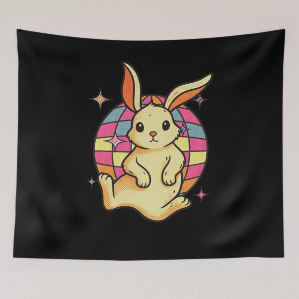 Item preview, Groovy Retro Disco Bunny designed and sold by SunandShade.