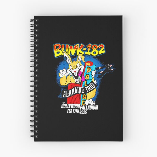 Item preview, Blink-182 Yellow Logo Abstract Neon Bunny Pop Punk Art Design designed and sold by AselaDesigns.
