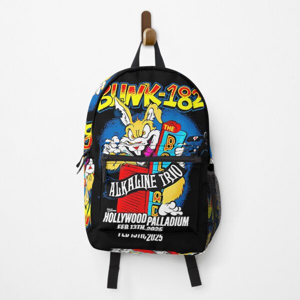Item preview, Blink-182 Yellow Logo Abstract Neon Bunny Pop Punk Art Design designed and sold by AselaDesigns.